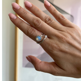 Astrid spinning ring - sterling silver 925 (Adjustable)