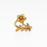 Saga spinning ring - recycled stainless steel (Adjustable/onesize) - Gold