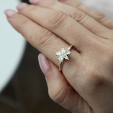 Ella spinning ring - recycled stainless steel - Gold