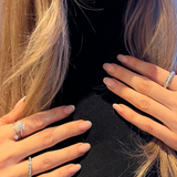 Elba rotation ring - stainless steel silver