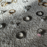 Mix & Match set med 4 ringar - silver