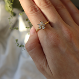 Ella spinning ring - recycled stainless steel - Gold