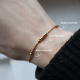 Ella spinning ring - recycled stainless steel - Gold