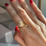 Maja spinning ring - recycled stainless steel (Adjustable/onesize)