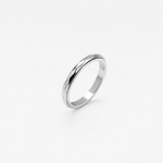 Roterande fidget-ring i silverfärg